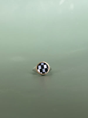Checkerboard Ring by Goodluck Handmade