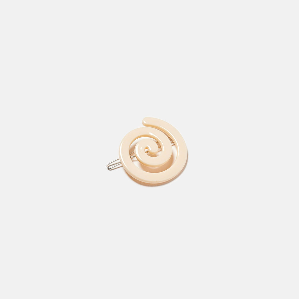 Spiral Clip in Cream