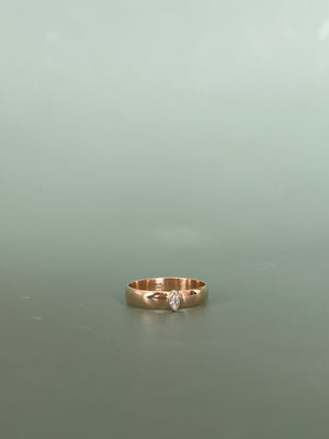 Marquis Diamond Band Ring by Goodluck Handmade