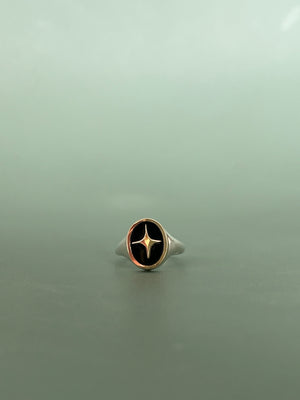 Beam Signet Ring by Goodluck Handmade