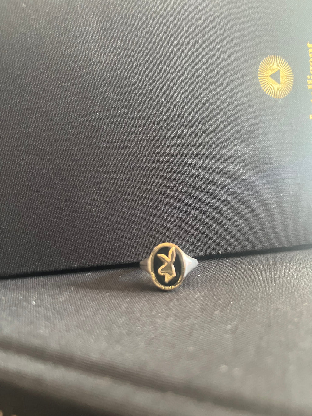 Rabbit Signet Ring by Goodluck Handmade