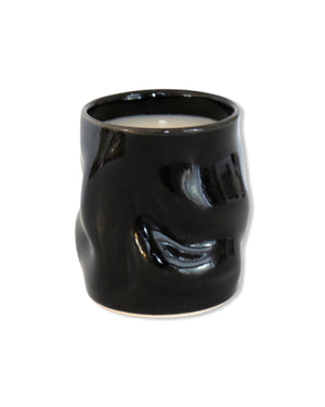 No Name Black Ceramic Candle by Nonporous Ceramics