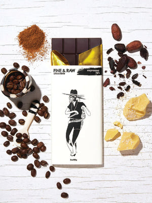 Espresso Chocolate Bar - Brooklyn Bonnie Collection by Fine + Raw