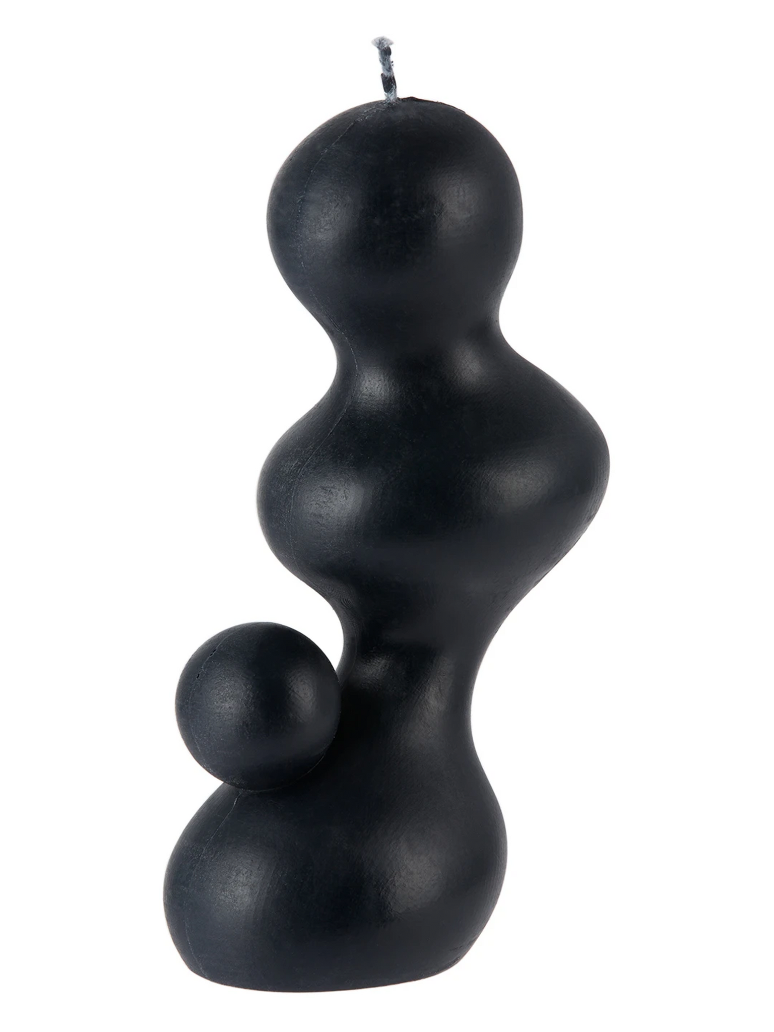 Black Pod Sculptural Candle by Hannah Jewett