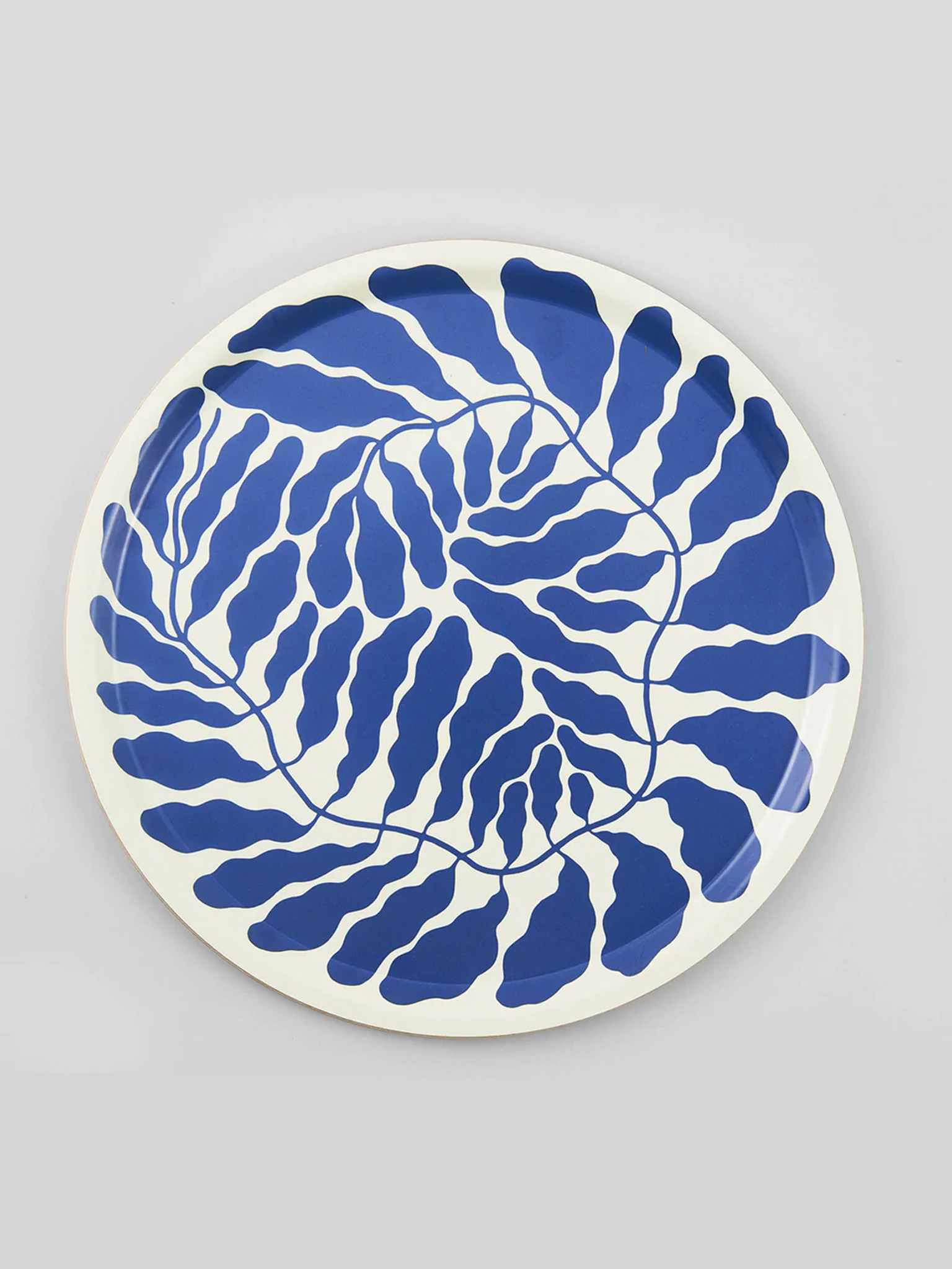 'Blue Leaves' Tray by Linnéa Andersson