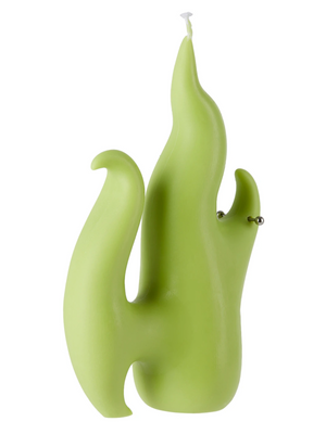 Green Ember Sculptural Candle by Hannah Jewett