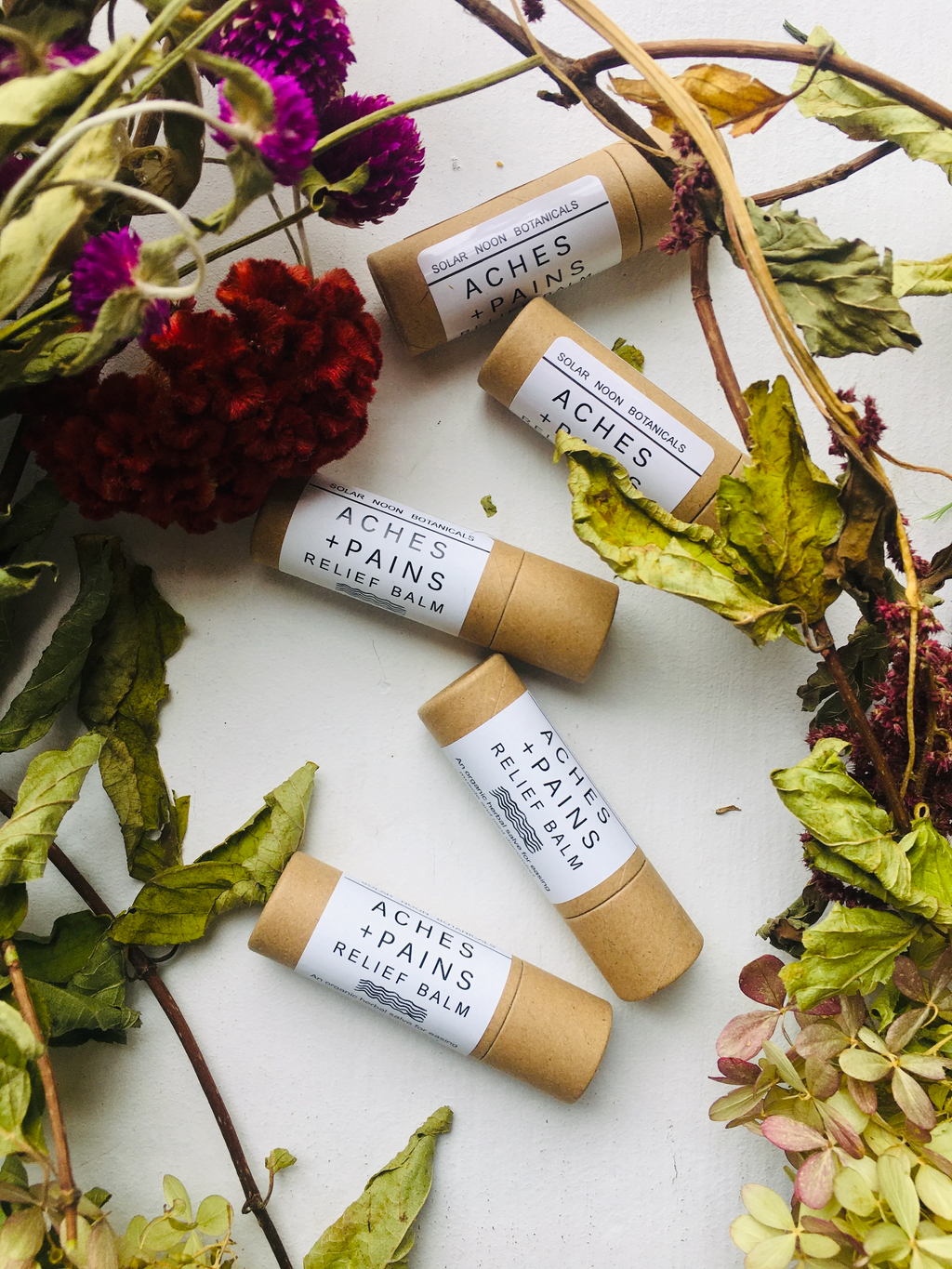 Aches + Pains Relief Balm by Solar Noon Botanicals