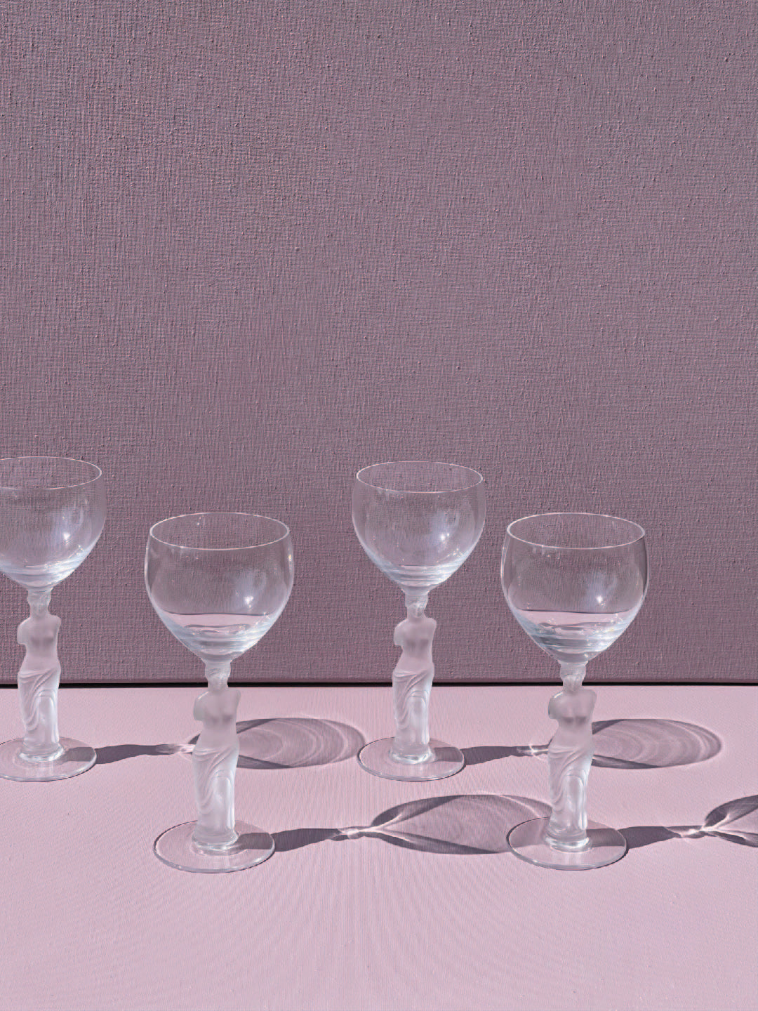 Crystal Venus Wine Glass Set – Here In Heaven